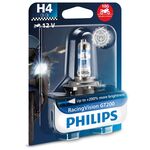 Philips 12V H4 60/55W +200% Racing Vision Moto GT200 blister