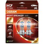 Osram auto sijalica Night Breaker 220 12V H7 55W +220% više svetlosti Duobox