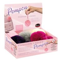 Praxis Pompon privezak sivi