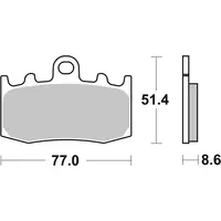 Brembo 07BB26SR prednje pločice za motocikle BMW K/R