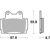 Brembo 07YA1207 pločice za motocikle Yamaha