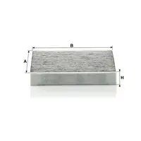 Mann CUK 2030 filter kabine sa aktivnim ugljem Jaguar XF/XJ