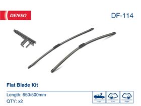 Denso DF-114 650/500mm metlice brisača par BMW X3/X4/Volvo S40 II/V50