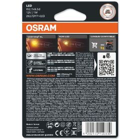 Osram LED ubodna auto sijalica LEDriving SL Amber 12V 1W Blister Duo