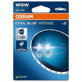 Osram ubodna auto sijalica Cool Blue Intense Next Generation 12V W5W Halogen Blister duo
