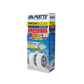 Matte bele auto čarape za sneg Easy-Go veličina S