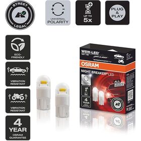Osram Night Breaker LED Gen2 ubodna auto sijalica 12V 1W Blister Duo