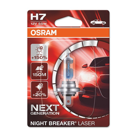 Osram auto sijalica Night Breaker Laser 12V H7 55W Next Generation +150% Blister