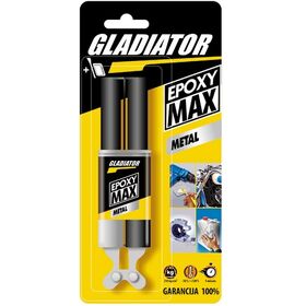Gladiator Epoxy Max Metal dvokomponentni lepak-tečni metal 28g