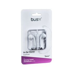 Busy standardne slušalice android bele 51052