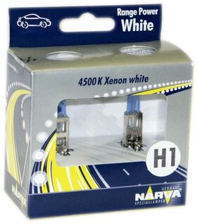 Narva auto sijalica 12V H1 Range Power White (RPW) 85W +30% Xenon Effect 2kom.