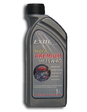 Exol Supra Premium SAE 15W40  1Lit.