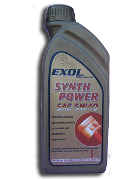 Exol Synth Power SAE 5W40  1Lit.