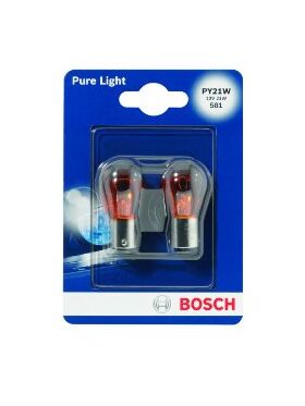 Bosch auto sijalica Pure Light 12V PY21W Blister