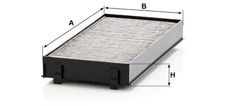 Mann CUK 2941-2 filter kabine sa aktivnim ugljem BMW X5/X6