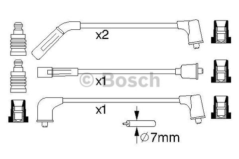 Bosch kablovi za svećice Daewoo Matiz/Tico