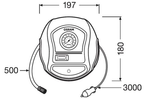 Osram OTI200 kompresor 12V