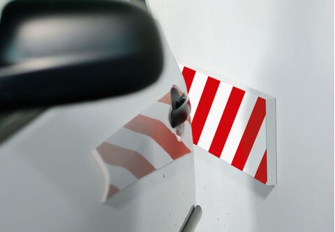 Tesa Zaštitna traka za stubove i zidove garaža 50cm x 15cm x 2kom.