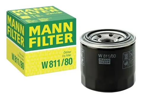 Mann W 811/80 filter ulja Bedford/Belarus/Branson Tractors/Carraro/Chrysler/Dodge/Ford/Great Wall/Hyundai/Isuzu/Kia/Kioti/Landini/Lotus/Mazda/Mitsubishi/New Holland/Opel/Smart/Subaru