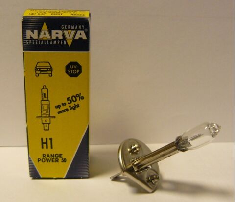 Narva auto sijalica 12V H1 Range Power +50% 55W