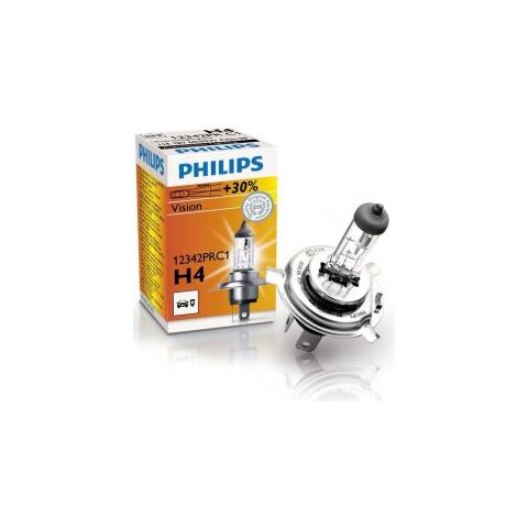 Philips 12V H4 60/55W +30% Premium Vision