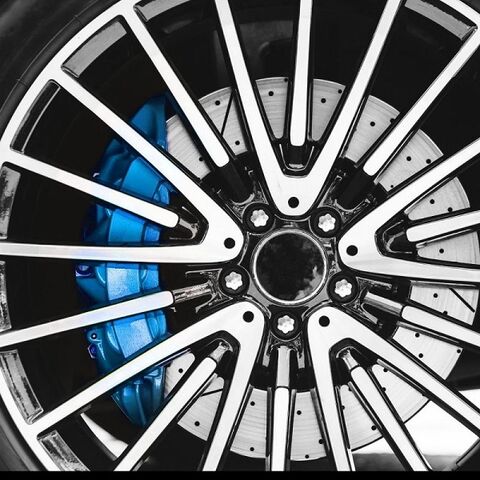 K2 visokotemperaturna boja za kočione čeljusti sprej 400ml - plava