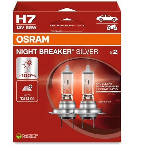 Osram auto sijalica Night Breaker Silver 12V H7 55W Duobox