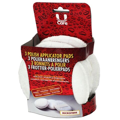 U Care jastučići za poliranje obloženi mikrofiberom set 3 komada
