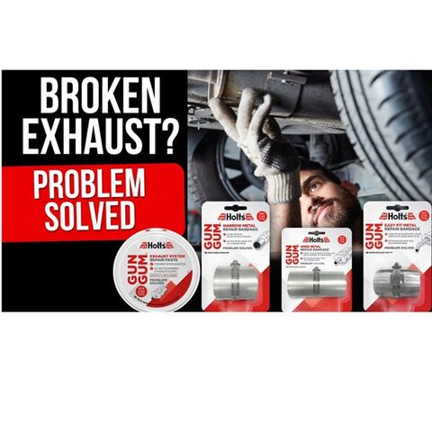 Holts Gun Gum bandaž metalna šelna za popravku auspuha fleksibilna ravna