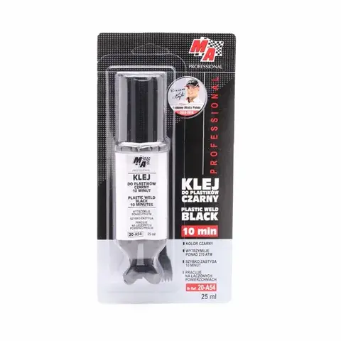 MA Professional dvokomponentni lepak za plastiku crni 25ml