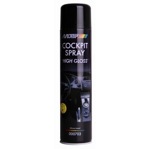 Motip Cockpit High Gloss sprej 600ml. kokpit antistatik visoki sjaj