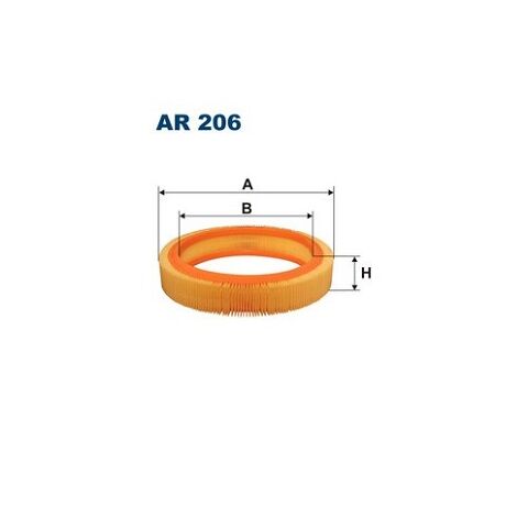Filtron AR206 filter vazduha Ford Escort III/IV/Fiesta I/II/III/Orion 1.0/1.1/1.3
