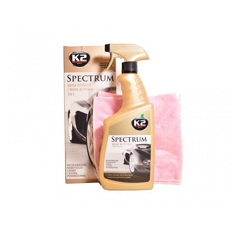 K2 Spectrum sintetički zaštitni tečni vosak 770ml sa mikrofiber krpom 40x40cm