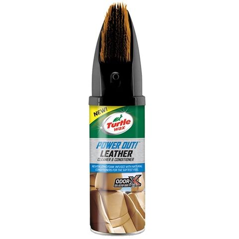 Turtle Wax Power Out Leather pena za čišćenje kože sa četkom 400ml