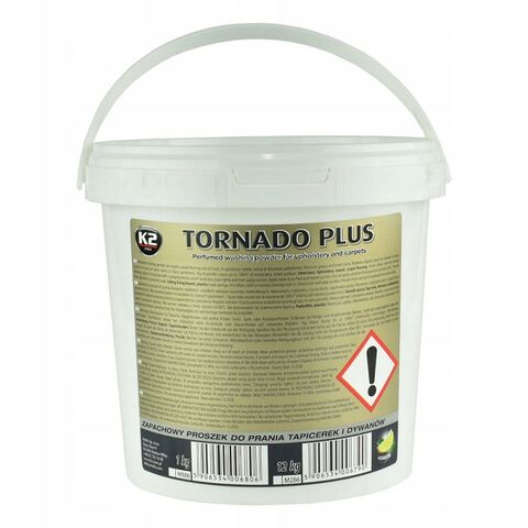 K2 Tornado Plus 1kg prašak za pranje tepiha i tapacira