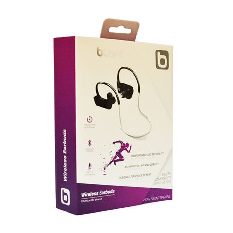 Busy Bluetooth slušalice sportske sive 51031
