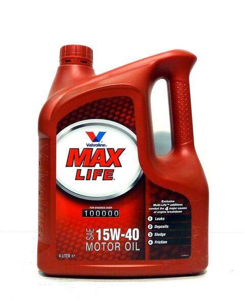 Valvoline Max Life SAE 15W40  4Lit.
