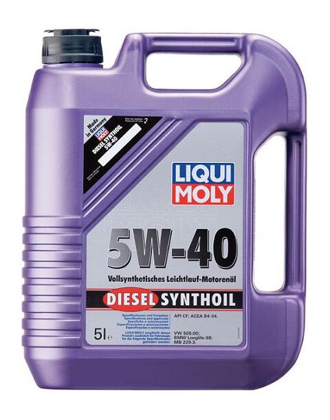 Liqui Moly Diesel Synthoil SAE 5W40 5Lit. sintetičko motorno ulje