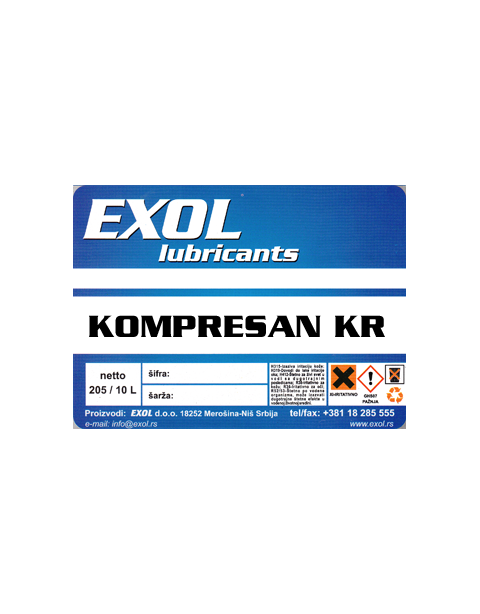 Exol Kompresan KR 100 10Lit. ulje za rotacione vazdušne kompresore