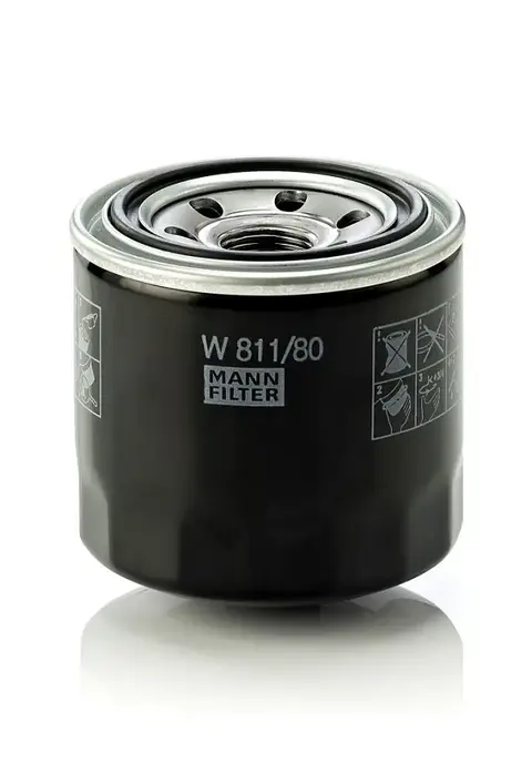 Mann W 811/80 filter ulja Bedford/Belarus/Branson Tractors/Carraro/Chrysler/Dodge/Ford/Great Wall/Hyundai/Isuzu/Kia/Kioti/Landini/Lotus/Mazda/Mitsubishi/New Holland/Opel/Smart/Subaru