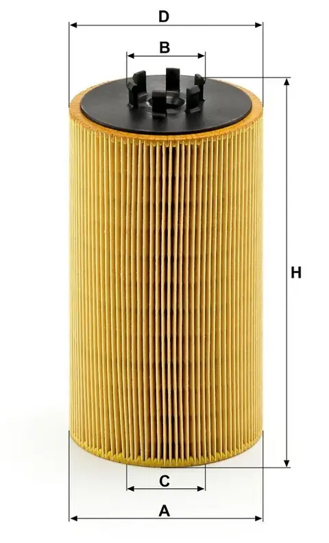 Mann HU 13 125/3X filter ulja MAN TGS/TGX